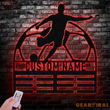 Soccer Medal Hanger Custom Name Metal Sign Soccer Award Display Personalized Soccer Medal Display Soccer Medal Holder
