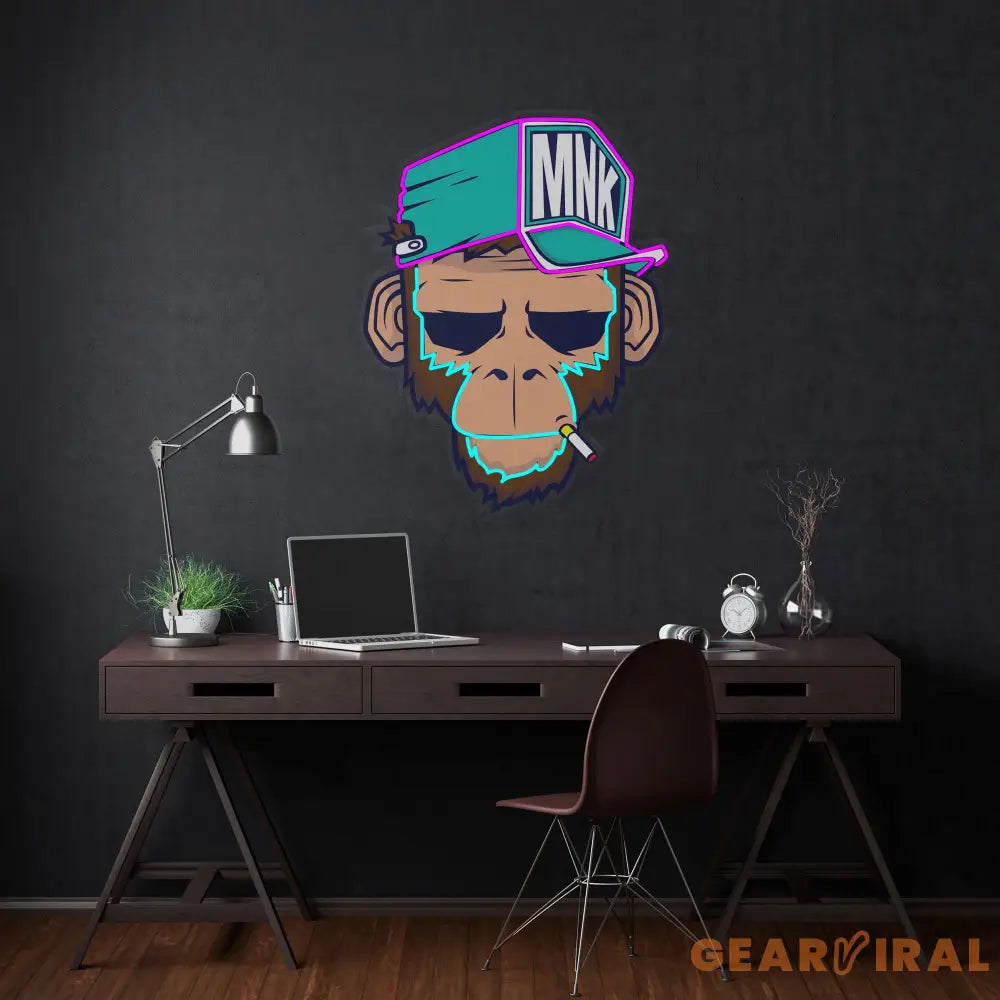 Spoiled Monkey Led Neon Acrylic Artwork