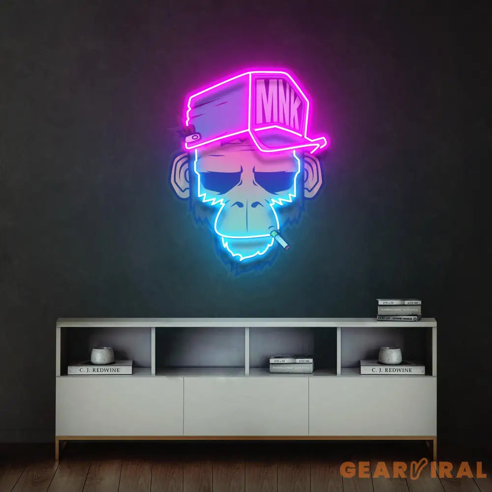 Spoiled Monkey Led Neon Acrylic Artwork