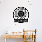 Sunflower Decor Metal Sign Personalized - Sunflower Sign - Sunflower Decor - Sunflower | GearViral