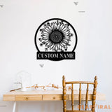 Sunflower Decor Metal Sign Personalized - Sunflower Sign - Sunflower Decor - Sunflower | GearViral