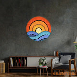 Sunset On Ocean LED Neon Sign Light Pop Art
