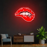 ’Taste of Your Lips’ Neon x Acrylic Artwork