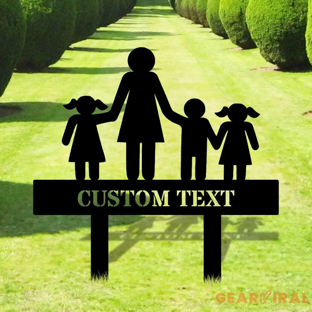 Teacher Metal Garden Stake Teacher Design Sign - Garden metal sign - Perfect Housewarming - Garden Decor Family Gift