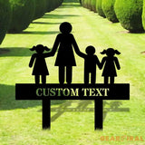 Teacher Metal Garden Stake Teacher Design Sign - Garden metal sign - Perfect Housewarming - Garden Decor Family Gift