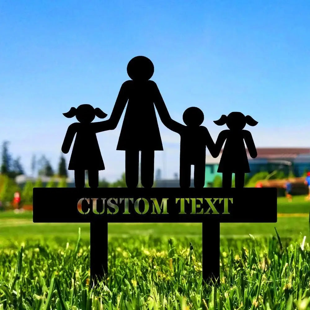 Teacher Metal Garden Stake Teacher Design Sign - Garden metal sign - Perfect Housewarming - Garden Decor Family Gift