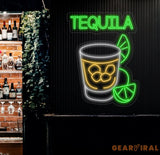 Tequila Neon Sign Tequila Led Light Tequila Bar Decor Bar Neon Sign Light Cocktail Neon Light Bar Wall Art House Wall