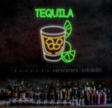 Tequila Neon Sign Tequila Led Light Tequila Bar Decor Bar Neon Sign Light Cocktail Neon Light Bar Wall Art House Wall