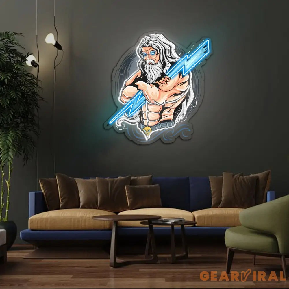 The Power Of Thunder Neon Sign x Acrylic Artwork