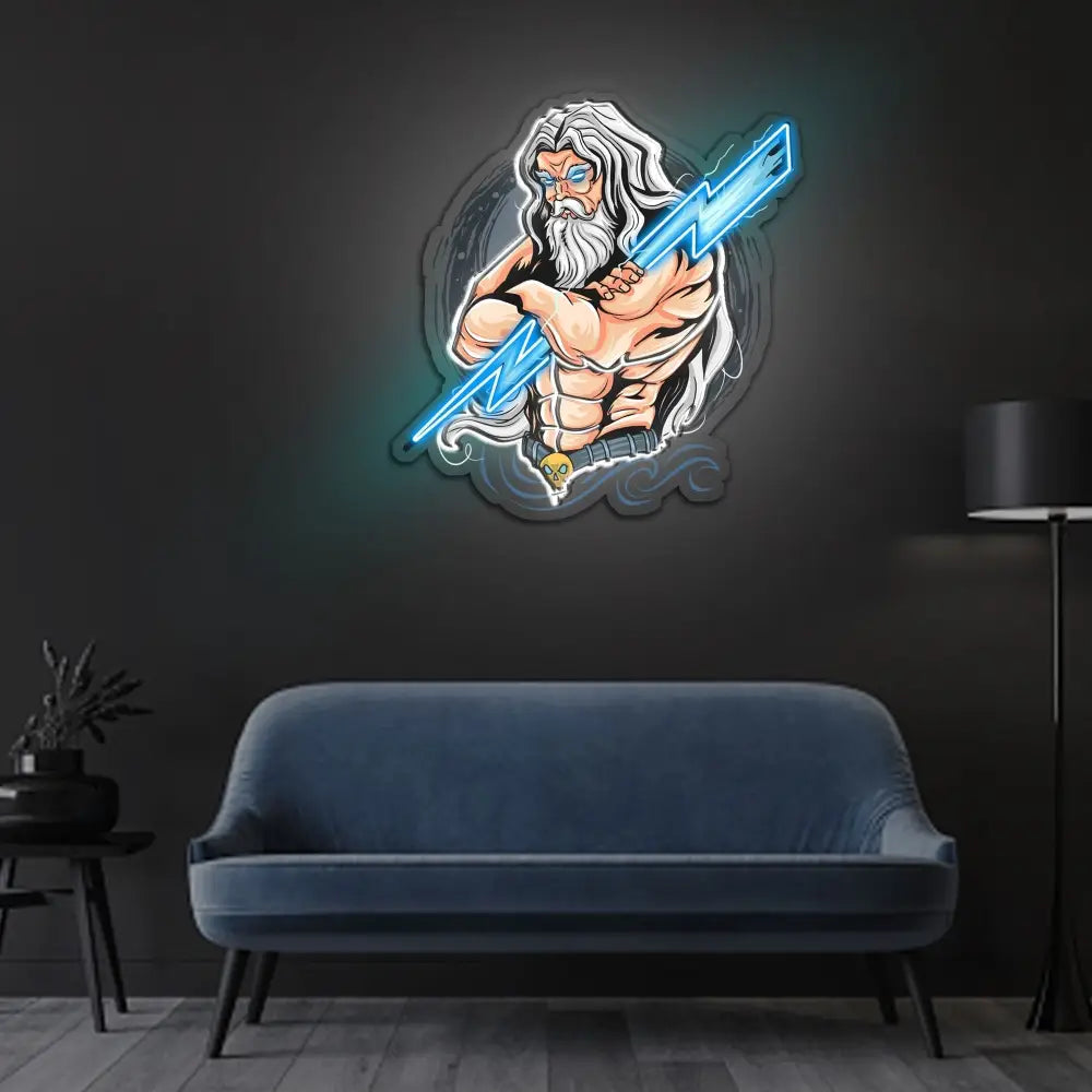 The Power Of Thunder Neon Sign x Acrylic Artwork