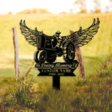 Tractor Memorial Plaque Stake - Personalized Memorial Garve Maker - Grave Marker Human - Tractor Memorial Cross For Grave | GearViral