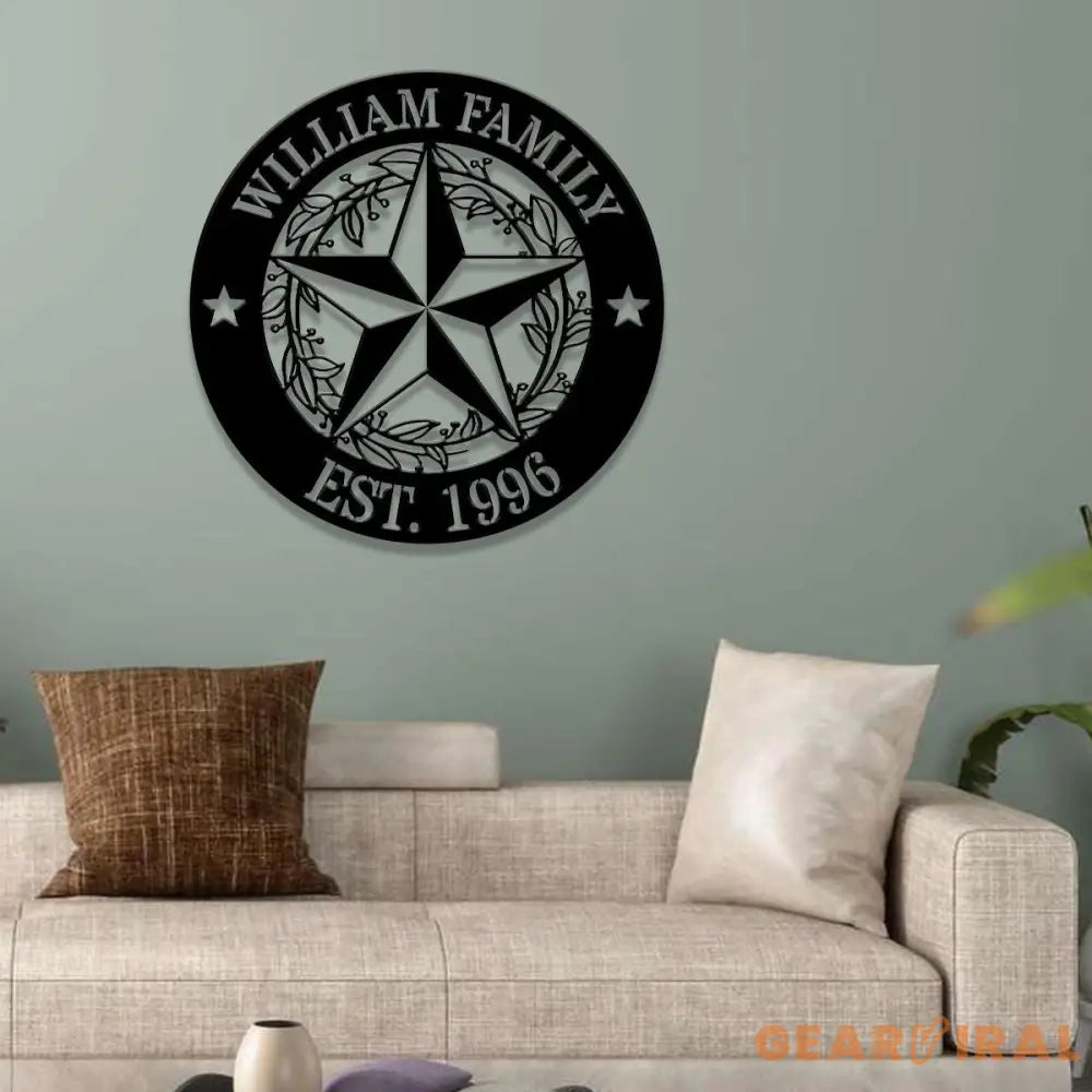 USA Metal House Metal Sign Metal Monogram Housewarming Wedding Monogram Anniversary Housewarming Gift