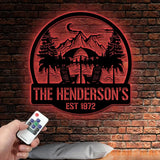 ustom Camping Name Metal Wall Art For Campsite Decor Happy Campers Sign Camper Gift Camping Sign Happy Campers Sign