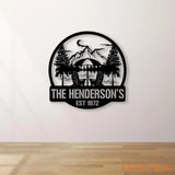 ustom Camping Name Metal Wall Art For Campsite Decor Happy Campers Sign Camper Gift Camping Sign Happy Campers Sign