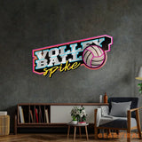 Volleyball Spike LED Neon Sign Light Pop Art