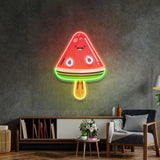 Water melon Popsicle Neon Acrylic Artwork