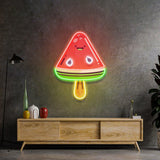 Water melon Popsicle Neon Acrylic Artwork
