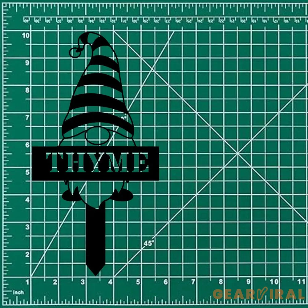 Welcome Garden Gnomes Custom Name Gartenschilder Garden Metal Stake Personalized Name Yard Sign Outdoor Door Garden