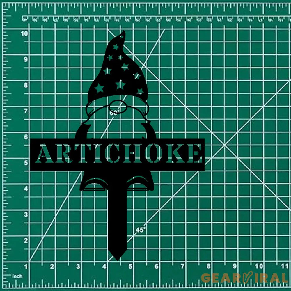 Welcome Garden Gnomes Custom Name Gartenschilder Garden Metal Stake Personalized Name Yard Sign Outdoor Door Garden