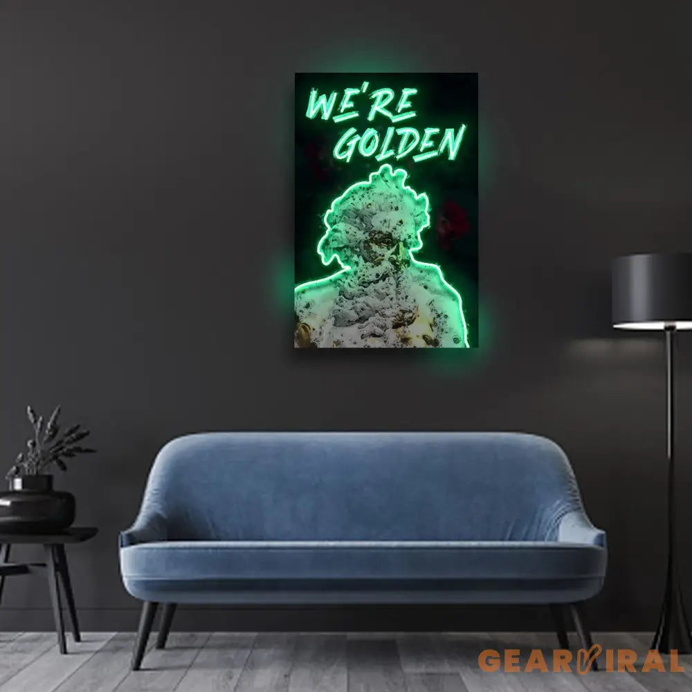 ’We’re Golden’ Neon x Acrylic Artwork