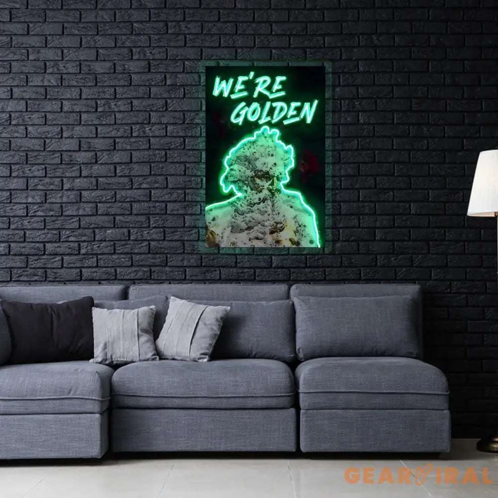 ’We’re Golden’ Neon x Acrylic Artwork