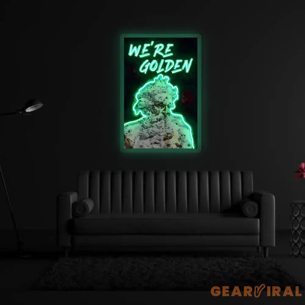 ’We’re Golden’ Neon x Acrylic Artwork