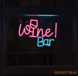Wine Neon Sign Custom Neon Sign Wine Lover Art Decor Wine Wall Decor Bar Decor Cheers Neon Sign Bar backdrop Party
