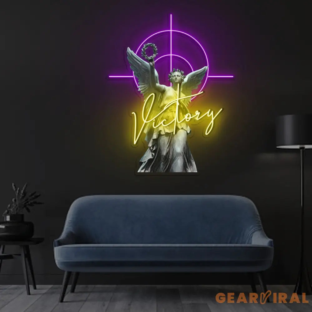 Winged Victory Neon x Acrylic Artwork