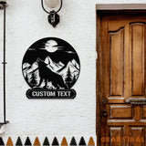 Wolf Metal Sign Custom Wolf LED Sign Personalized Wolf Family Name Sign Outdoor Wolf Decor Personalized Wolf Wall Art