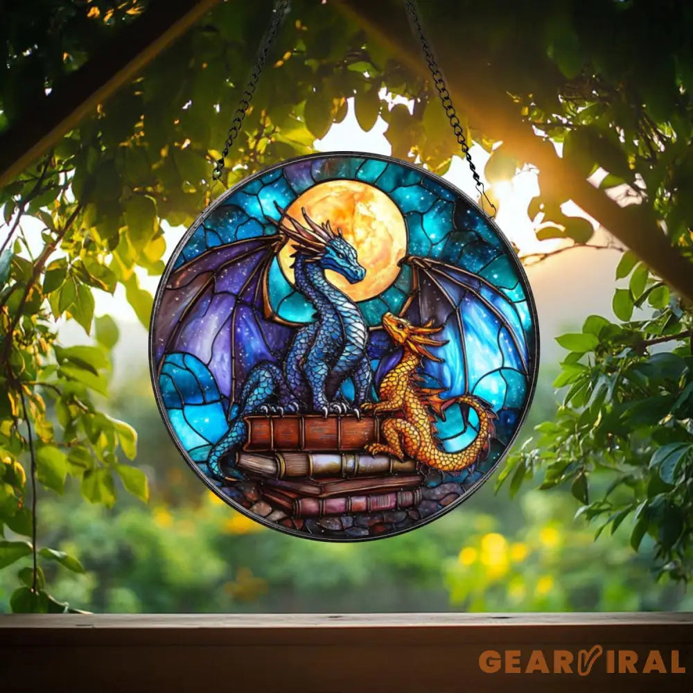 Xaden Riorson Dragon Glass Ornament Fourth Wing Inspired Suncatcher Book Lover Fantasy Gift Dark Romance Window Art