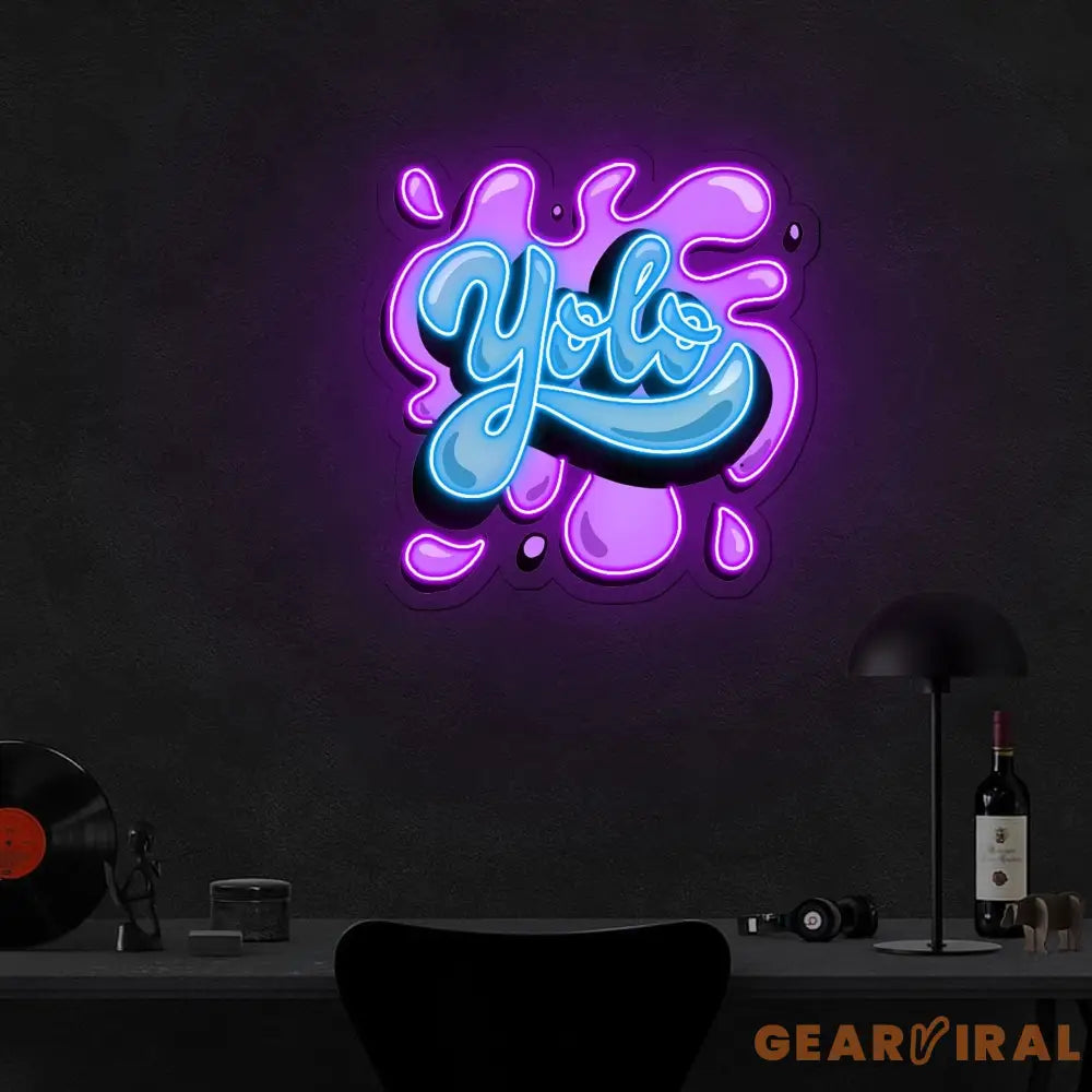 Yolo Neon x Acrylic Artwork