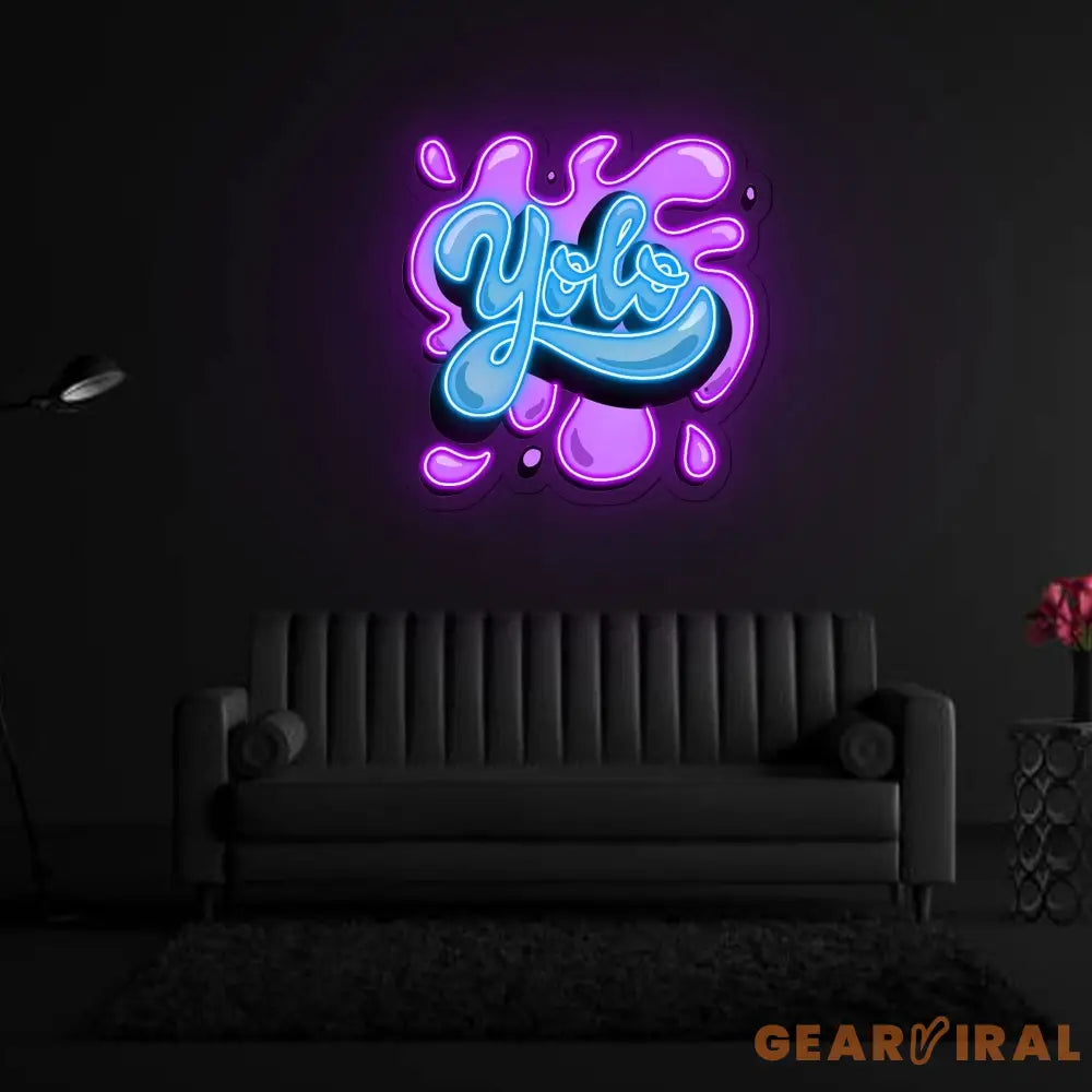 Yolo Neon x Acrylic Artwork